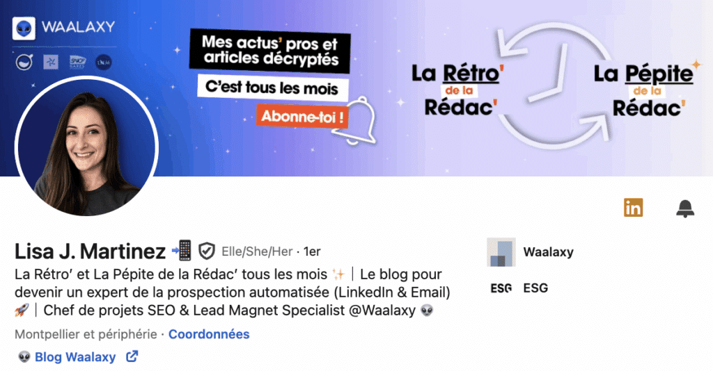 Titre du profil LinkedIn exemple