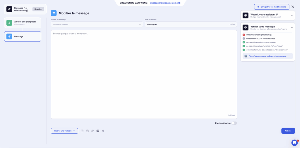 Envoyer un cold message LinkedIn percutant