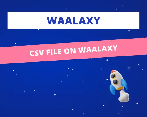 CSV file on Waalaxy