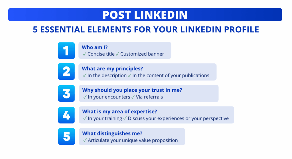 5 things to include on your LinkedIn profile