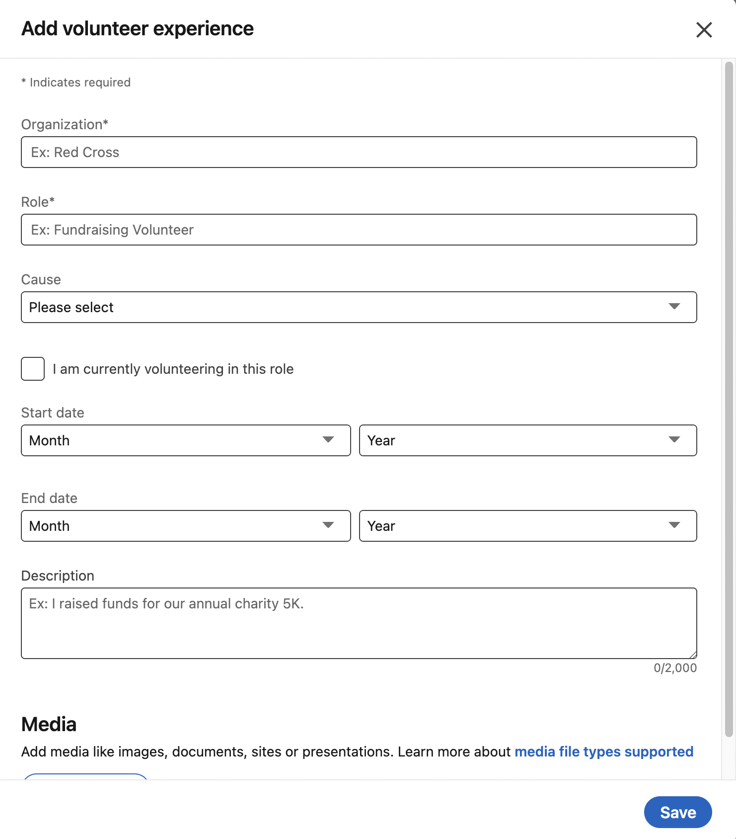 how to add volunteer experience to LinkedIn tuto 2