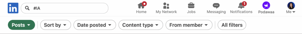 Find right LinkedIn hashtags fast for your post