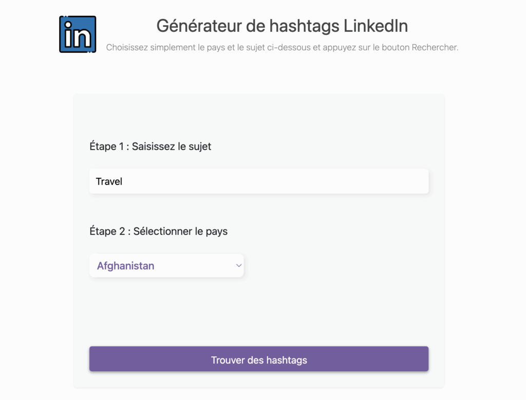 Hashtag LinkedIn generator : 5 outils à tester