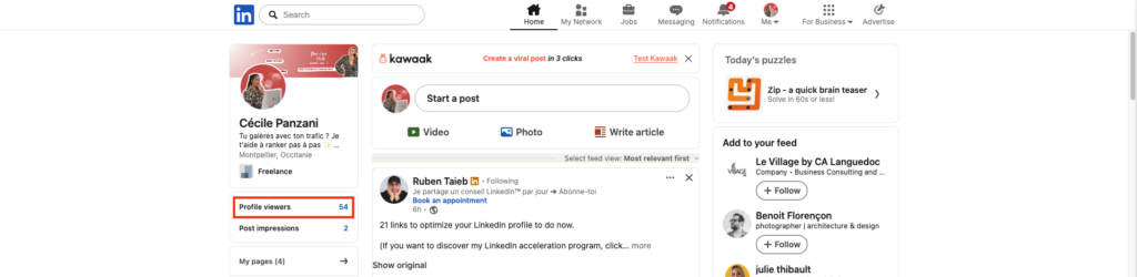 who viewed my linkedin profile