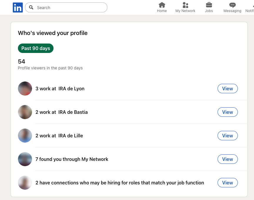  profile anonymously on LinkedIn