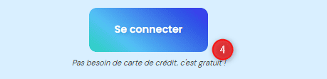 Se connecter sur Waalaxy pour mettre en place les actions de votre tunnel de vente.