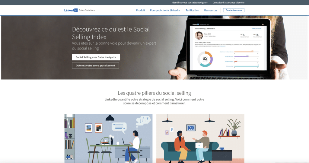 LinkedIn personal branding et social selling index.