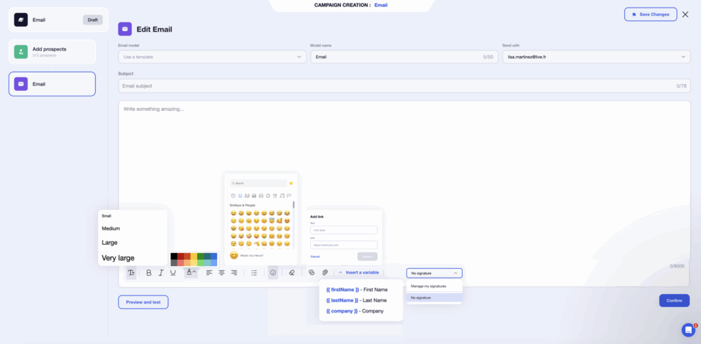 Enrich your cold emails with Waalaxy 