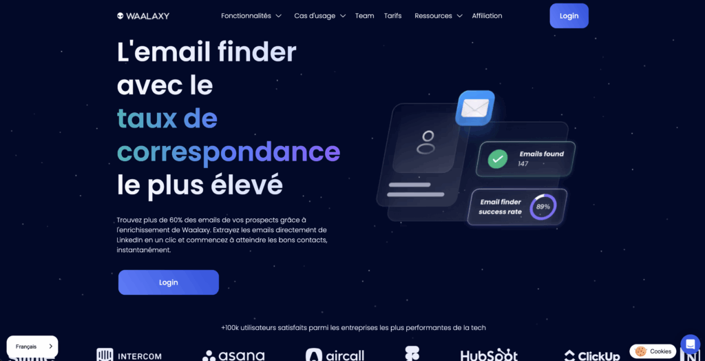 Email finder Waalaxy