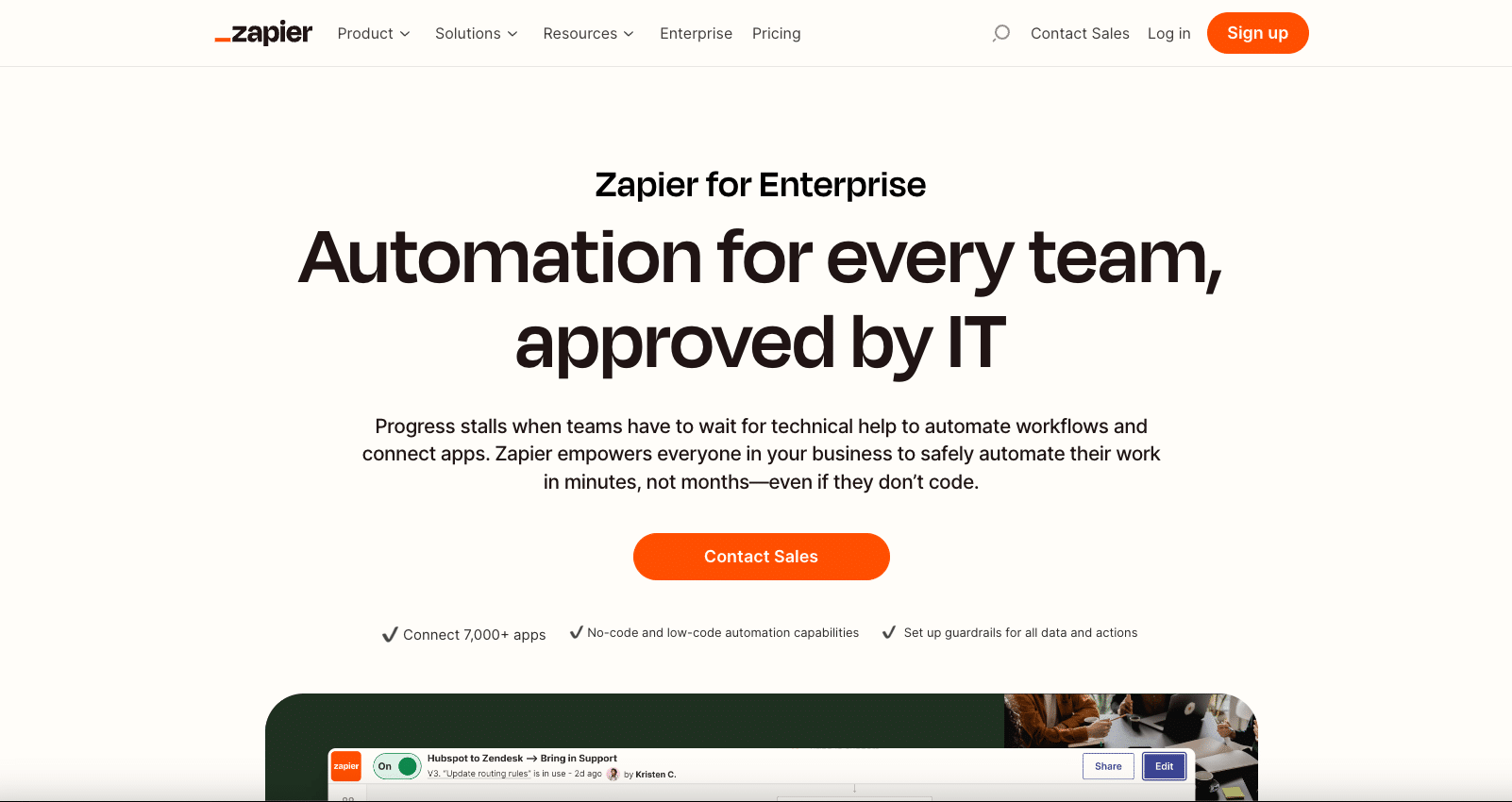 Marketing automation tools : Zapier.