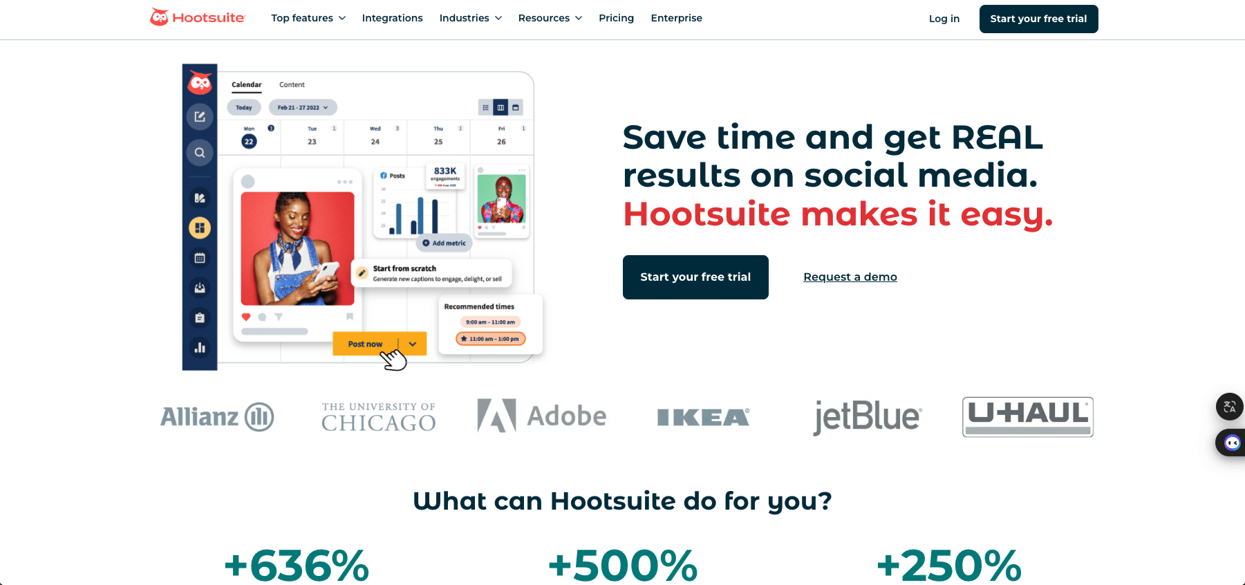 Marketing automation tools : Hootsuite.