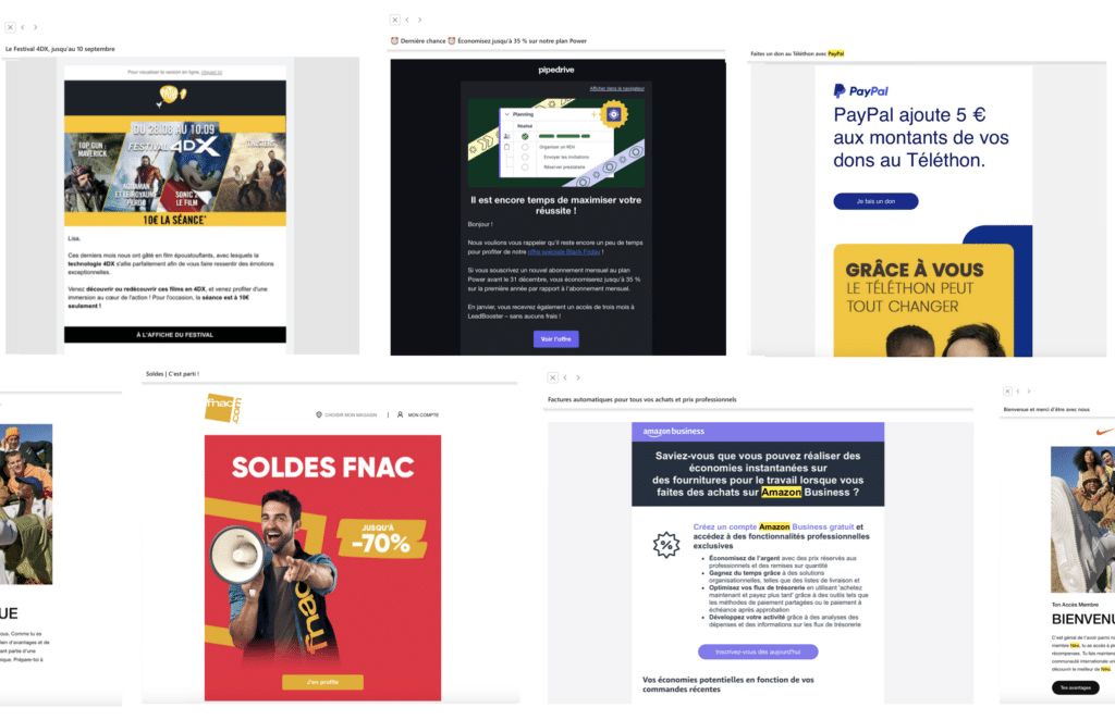 C'est quoi un email marketing exemple