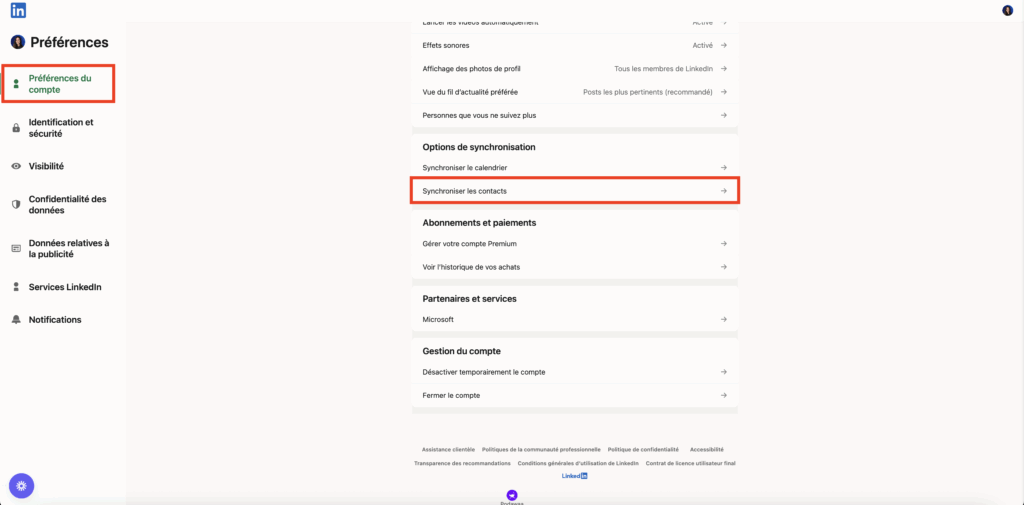 Empêcher LinkedIn d'envoyer des invitations automatiques