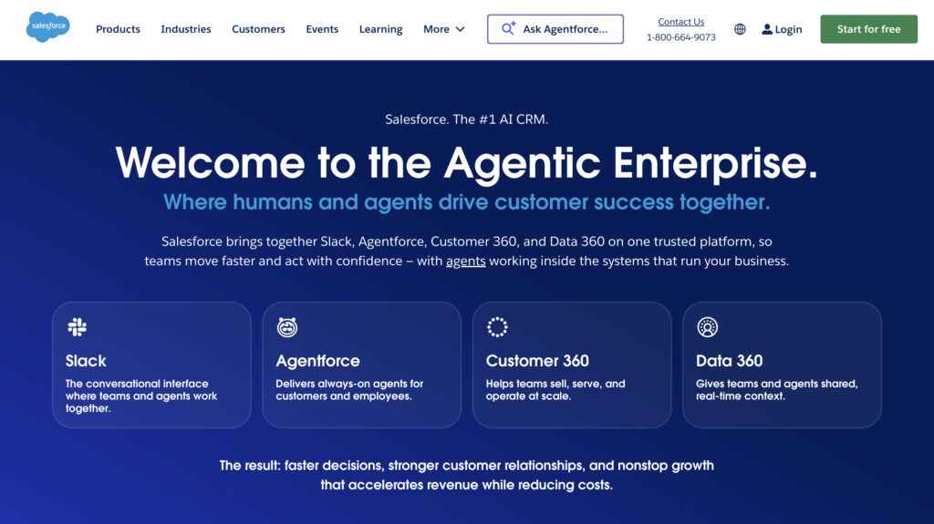 salesforce Advanced CRM sales prospecting tool