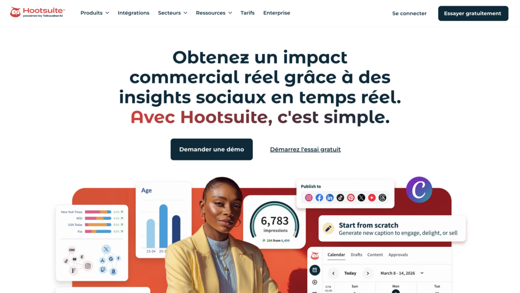 Hootsuite outil de prospection commerciale social selling