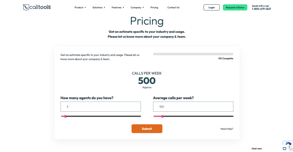Calltools pricing 