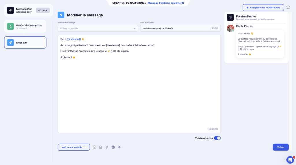 invitation LinkedIn automatique à une page entreprise LinkedIn