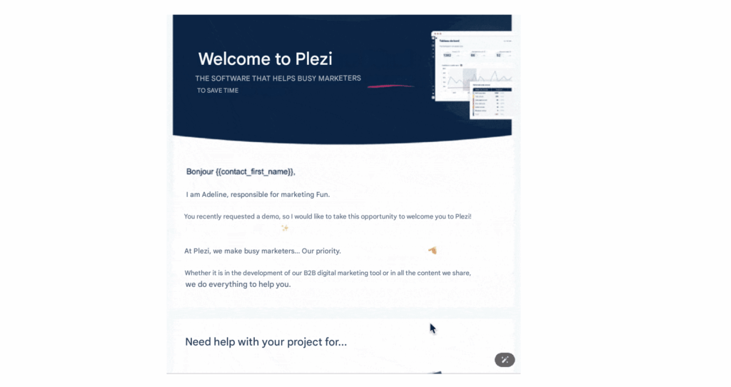 Modelli per l'email marketing: benvenuto e ringraziamento ai clienti.