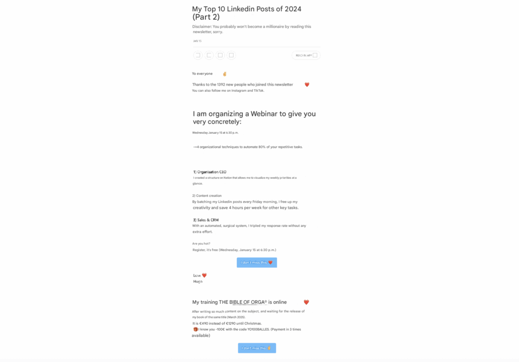 Modelli per l'email marketing: fidelizzare con una promozione.