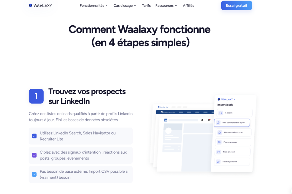 waalaxy home