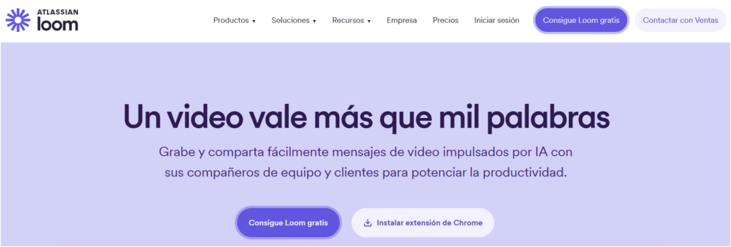 Herramienta gratis para crear videos de LinkedIn: Loom