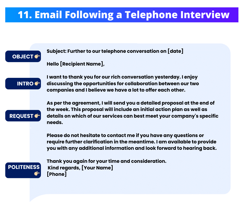 meeting request email template following telephone interview