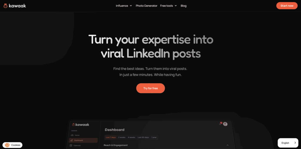 Kawaak: LinkedIn post generator