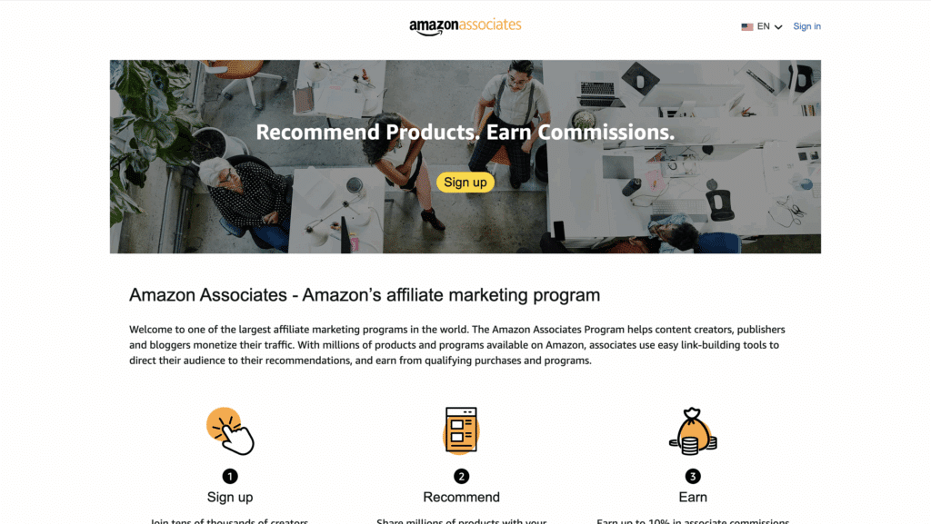 Amazon best referral programs to make money