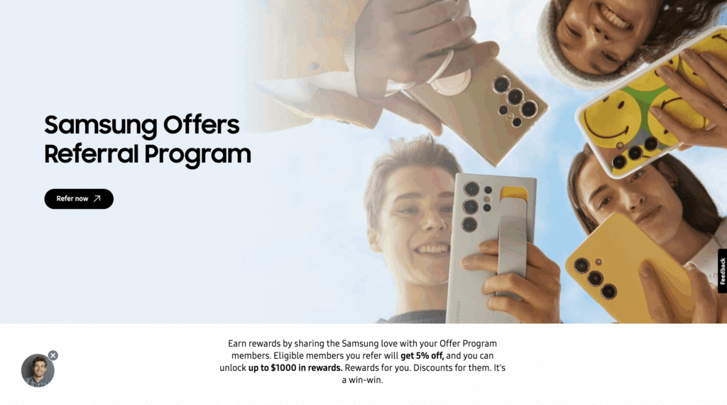 Samsung best referral programs to make money