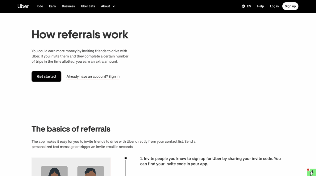 Uber best referral programs to make money