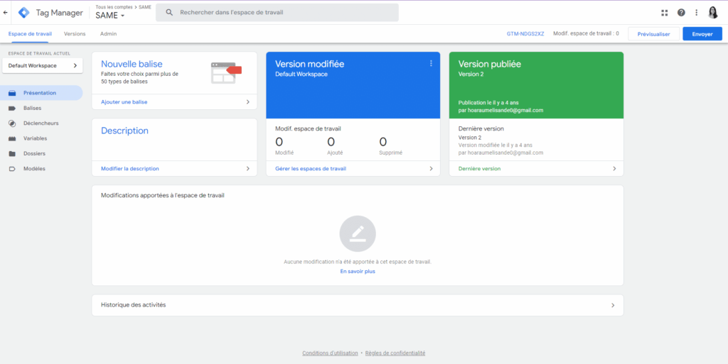 google tag manager taux de conversion  outil