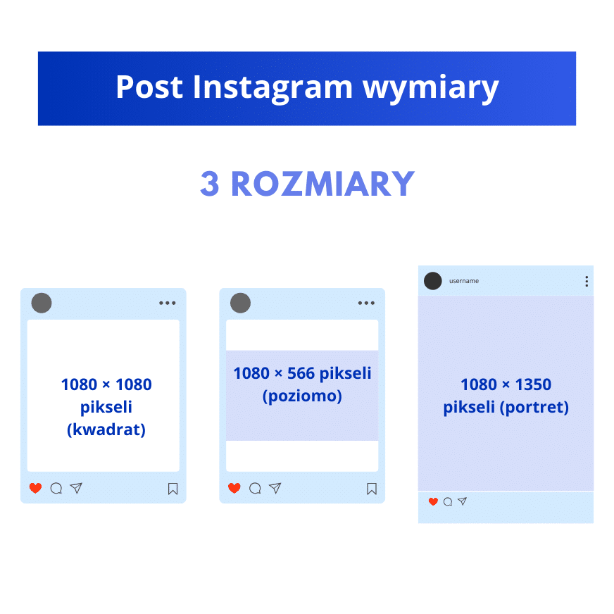 post Instagram wymiary
