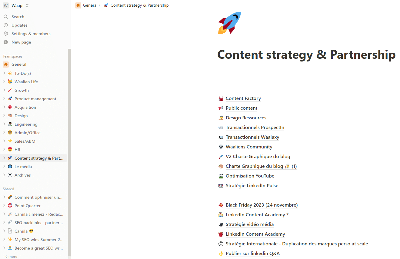 content ideas - content plan