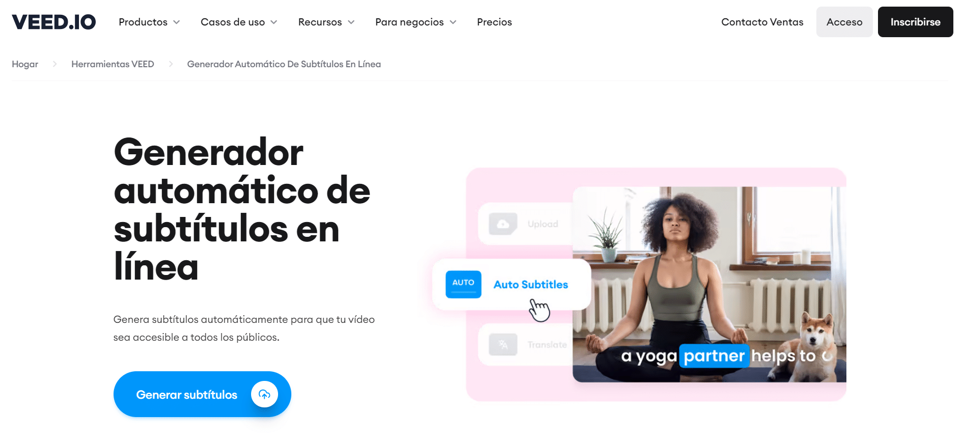 subtitulos automaticos veed.io