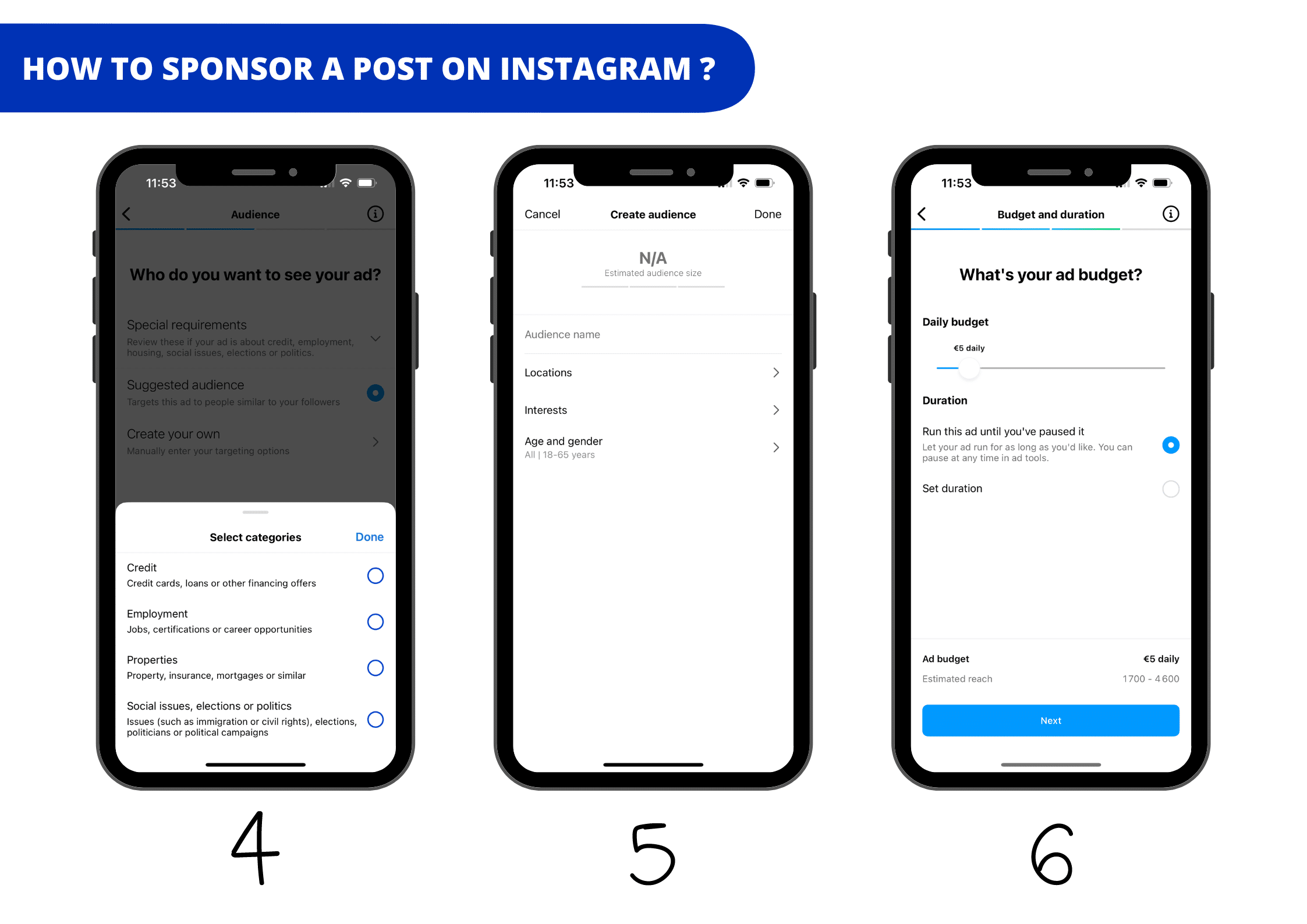 how to sponsor a post on instagram