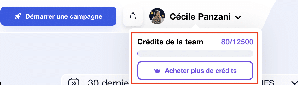 Crédit Email finder - Waalaxy