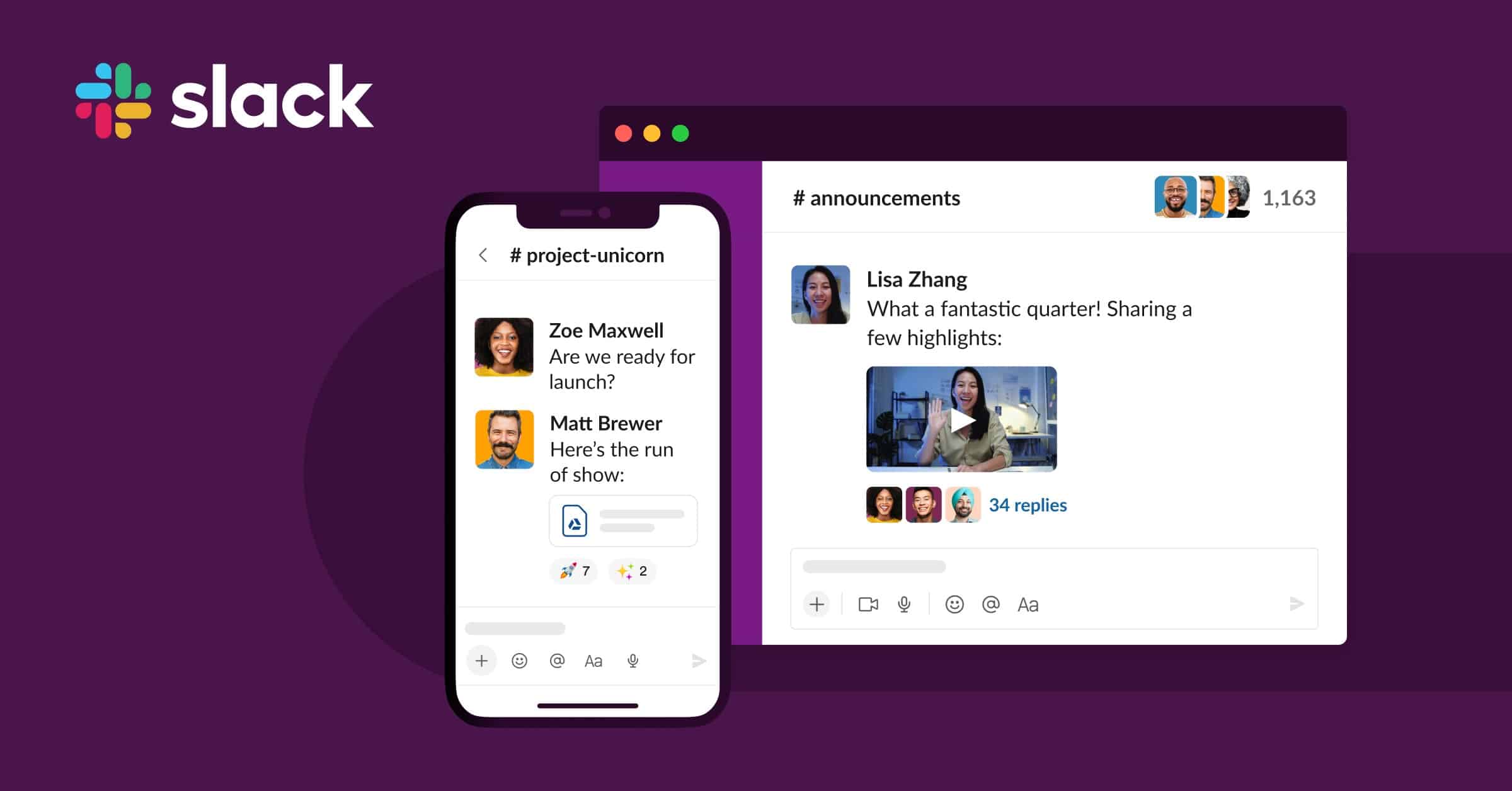 Slack Home Page Overview