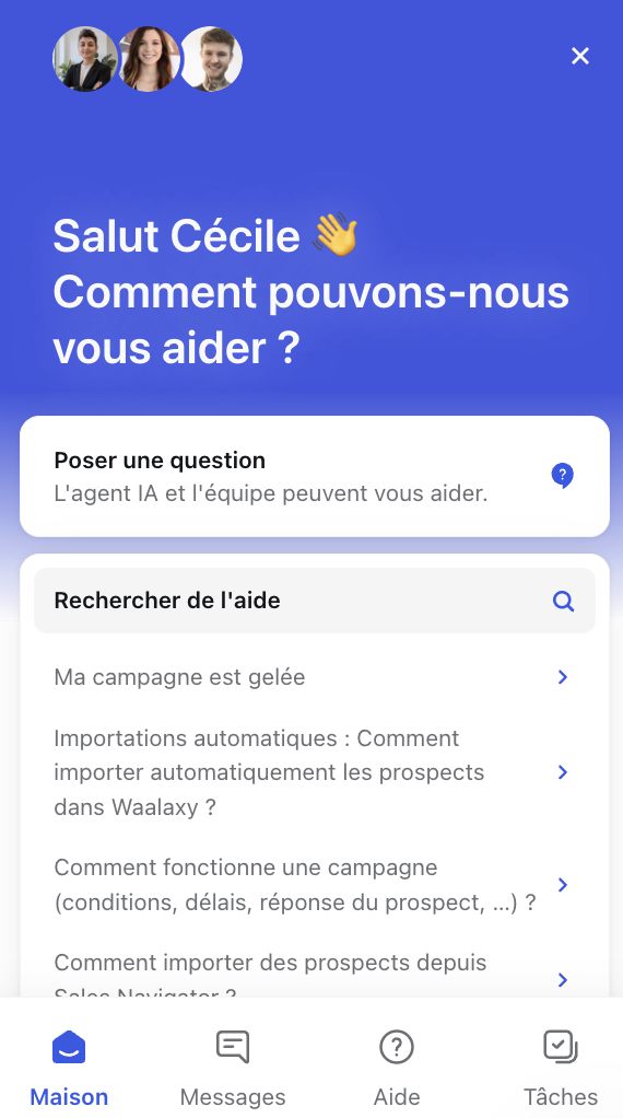 Chatbot Waalxy 