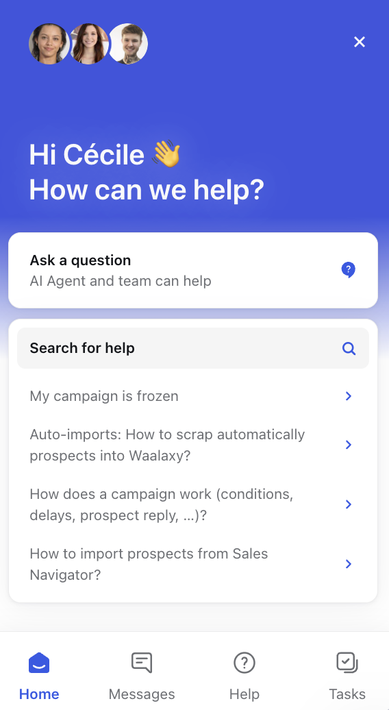 Chatbot Waalxy US