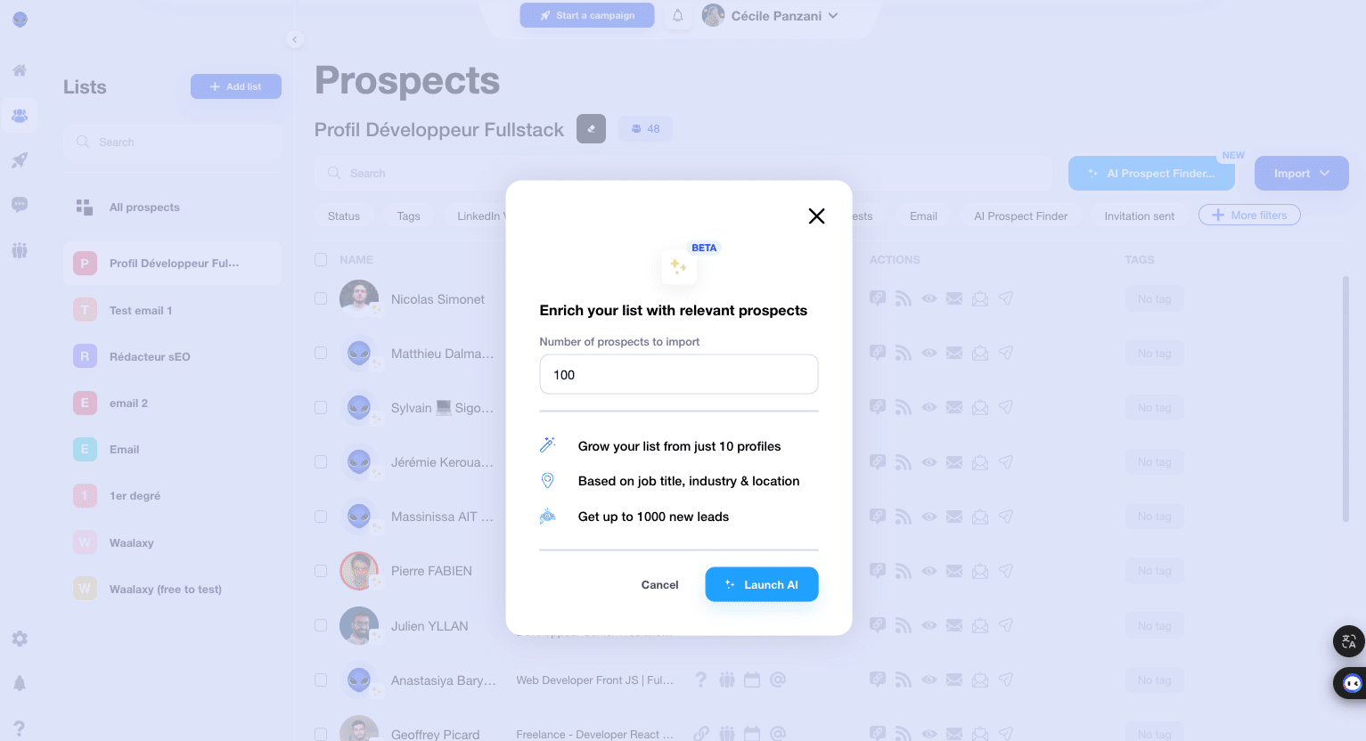 AI for sales prospecting