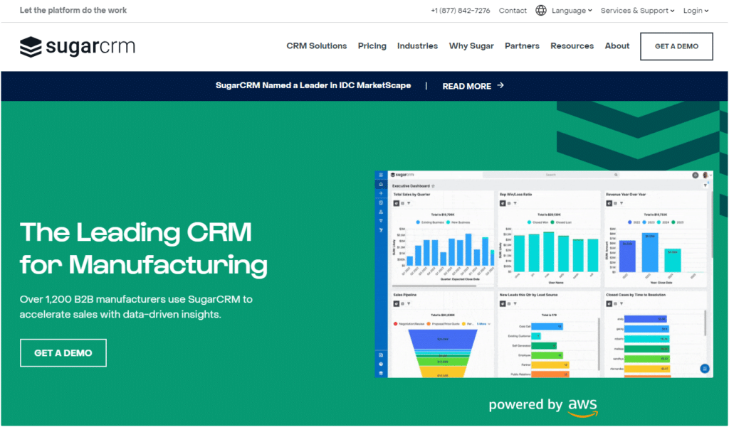 sugar CRM free online