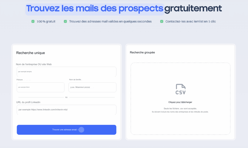 Online email finder.