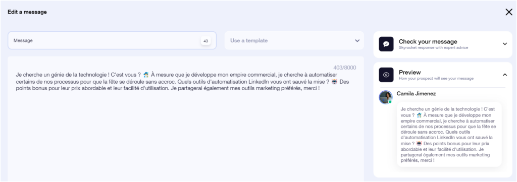 meilleur message LinkedIn pour demander des conseils