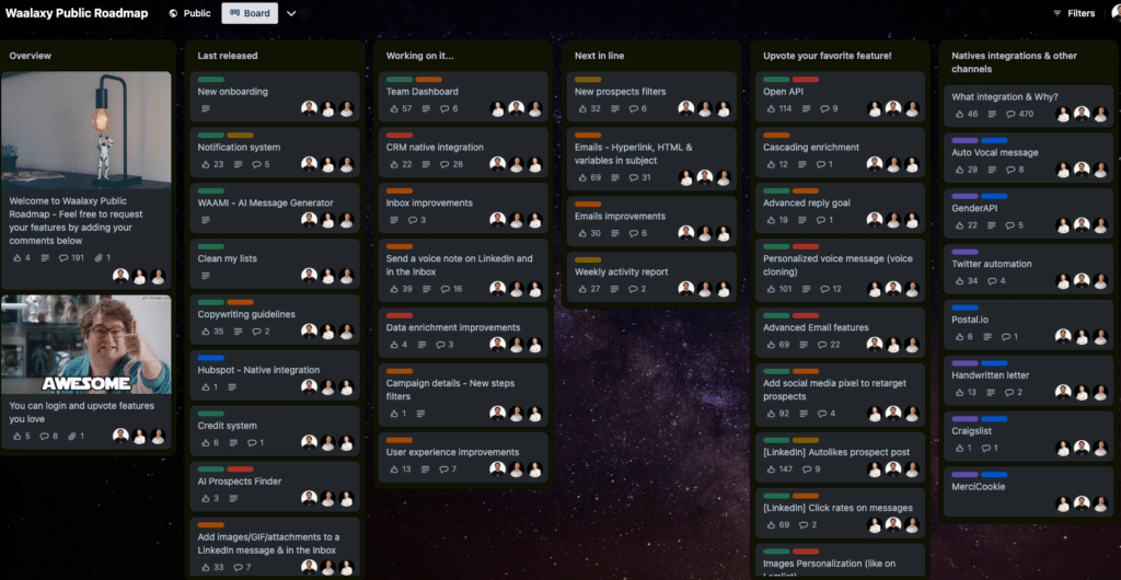 roadmap waalaxy