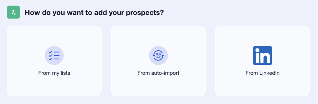 Add leads with Waalaxy 