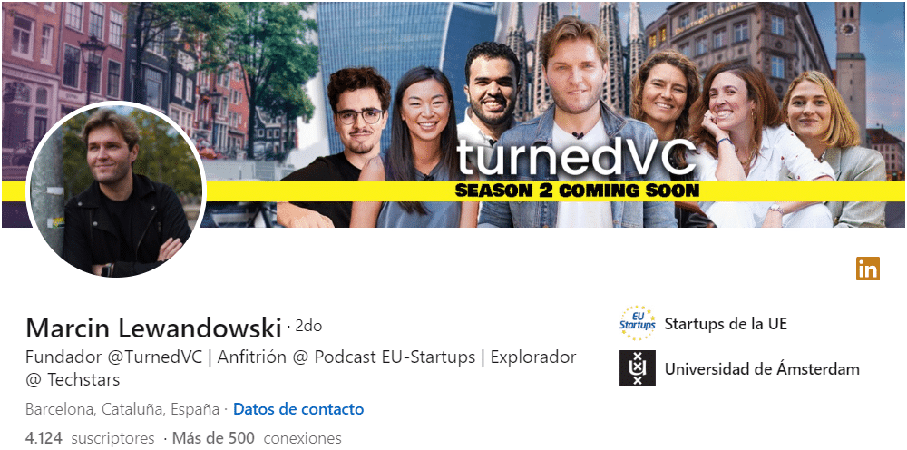 perfil podcast en linkedin