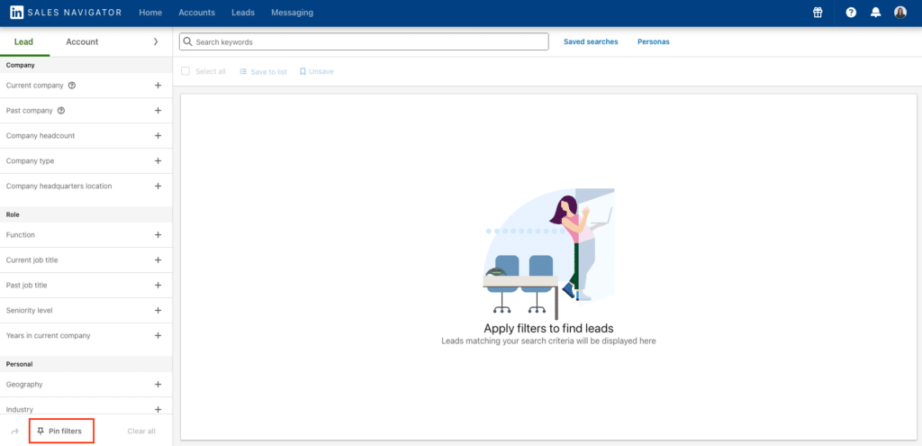 LinkedIn for sales team