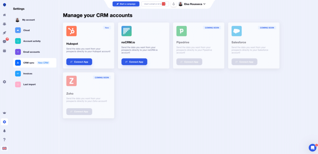 Waalaxy CRM