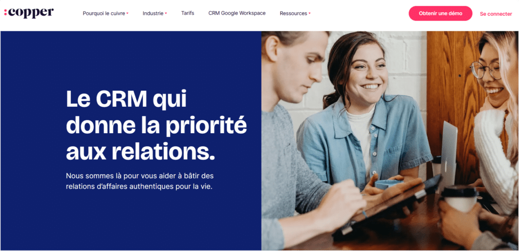 le meilleur CRM Copper