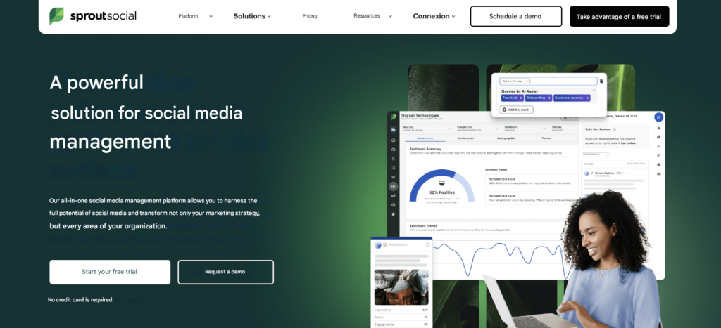 Intelligente postplanning en analyse met Sprout Social.